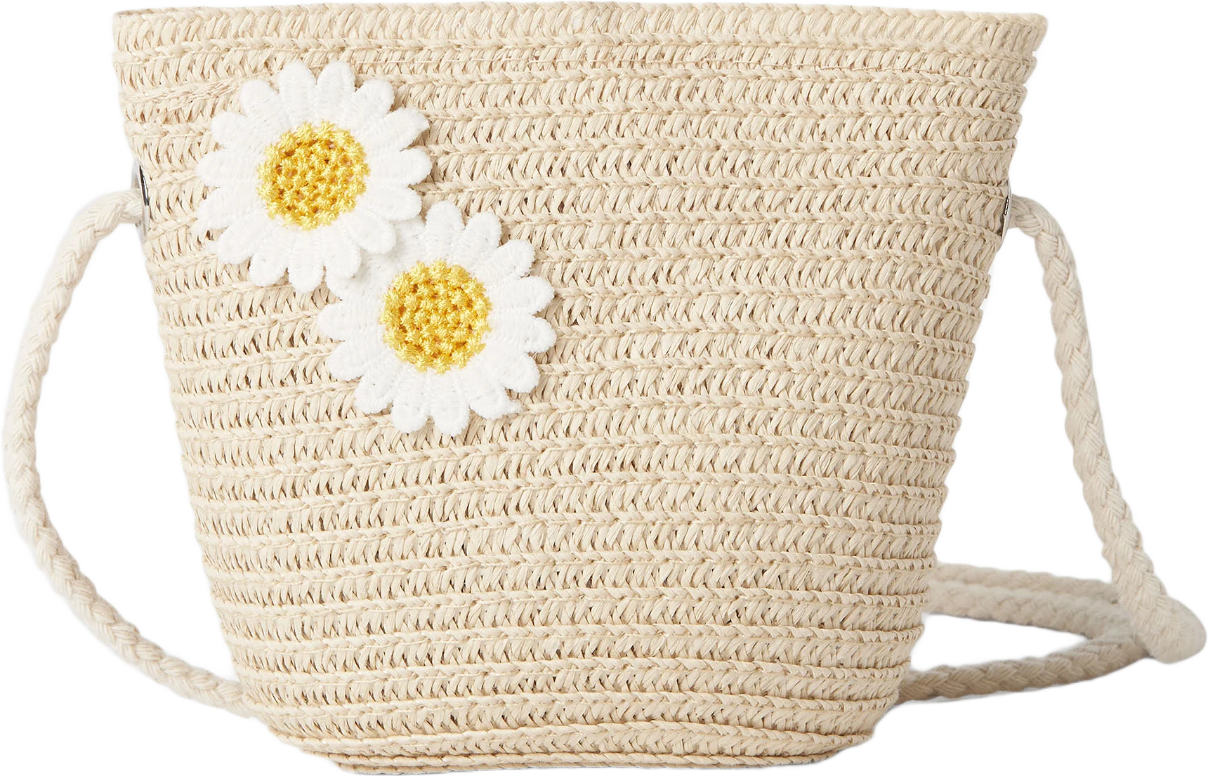 Handväska med broderi DAISY