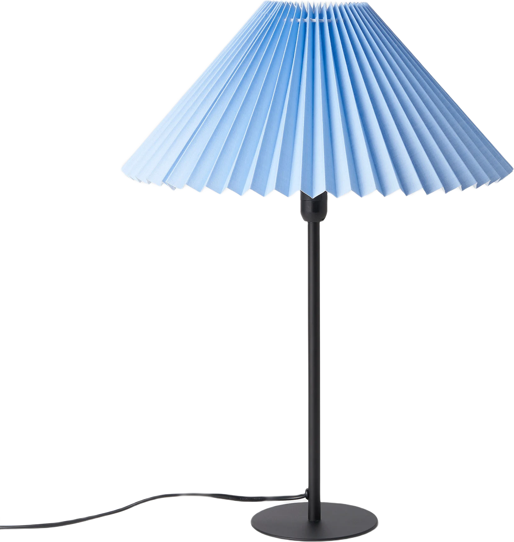 Plisserad lampskärm 35 cm