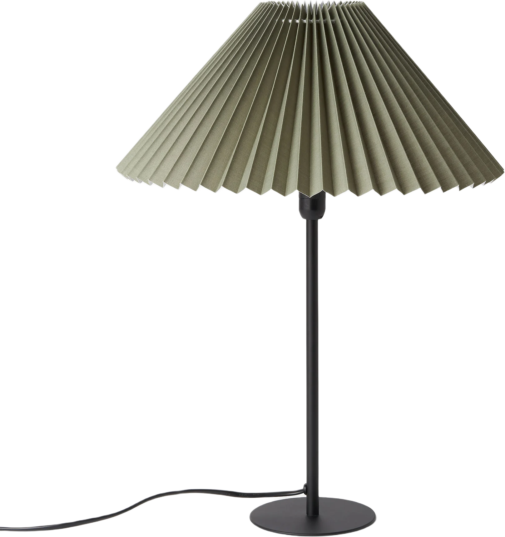 Plisserad lampskärm 35 cm