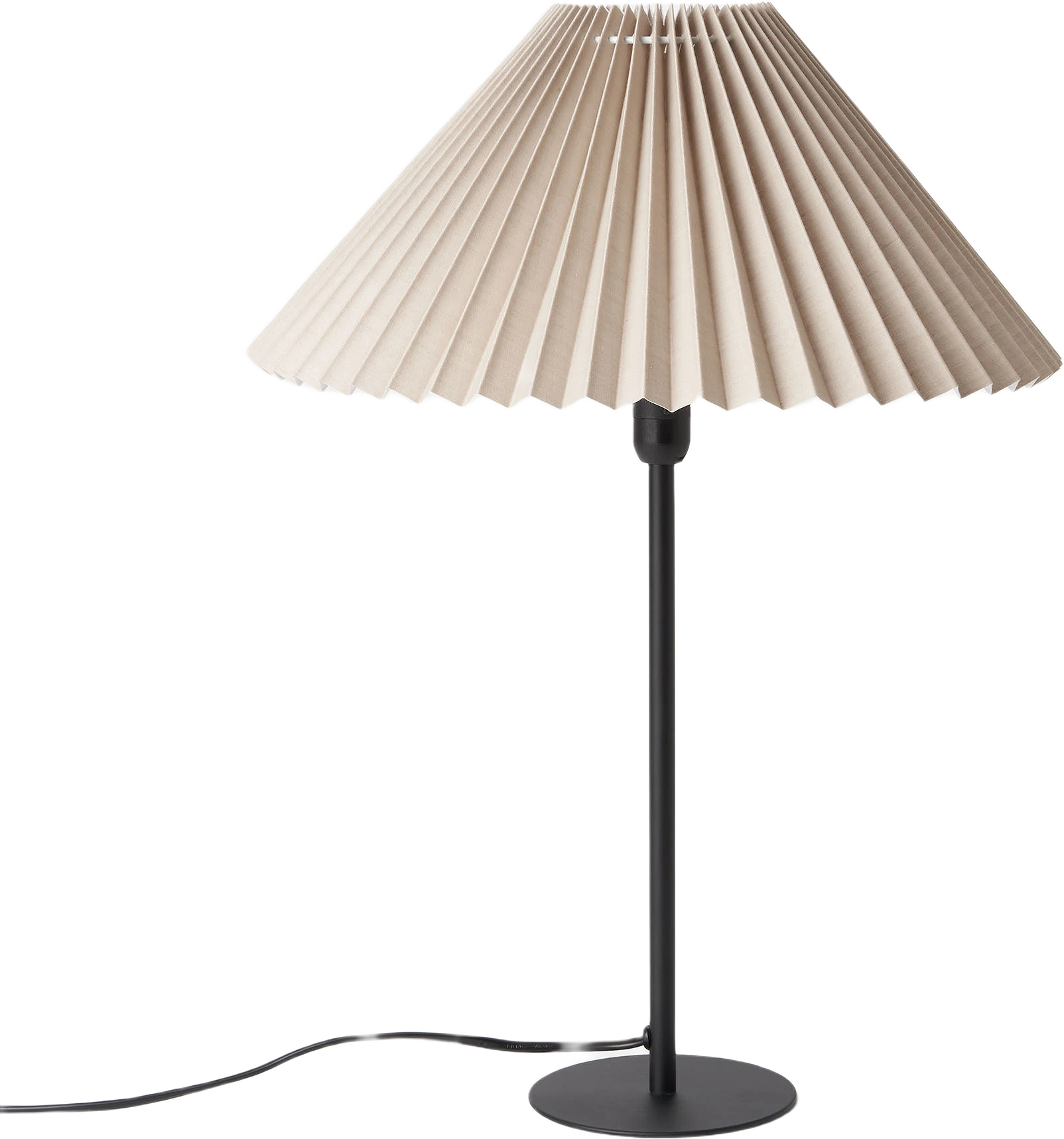 Plisserad lampskärm 35 cm