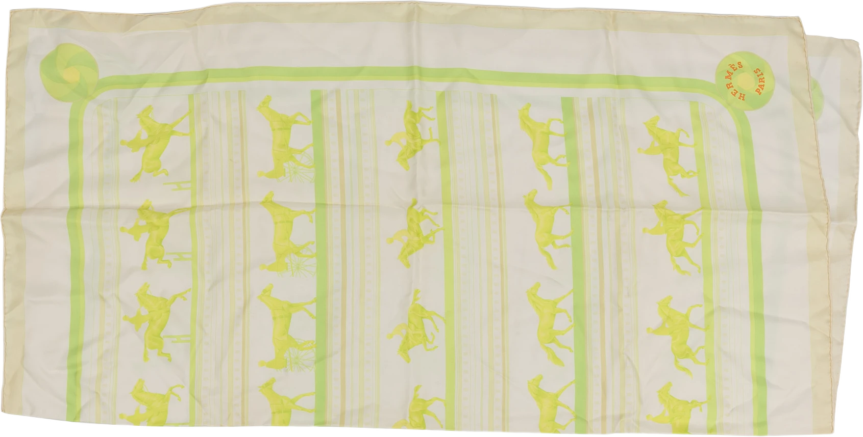 Hermes Sequences Printed Silk Scarf