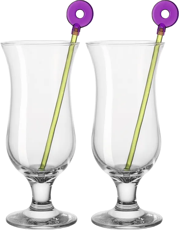 Bar Hurricane 2-pack Drinkglas med drinkpinne