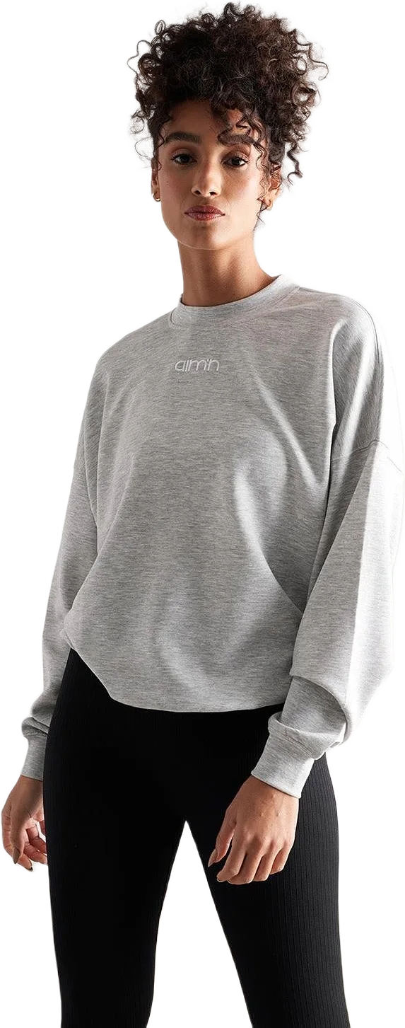 Light Grey Melange Comfy Sweatshirt