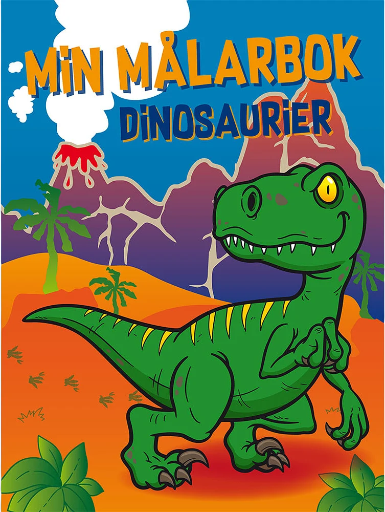 Min målarbok - dinosaurier