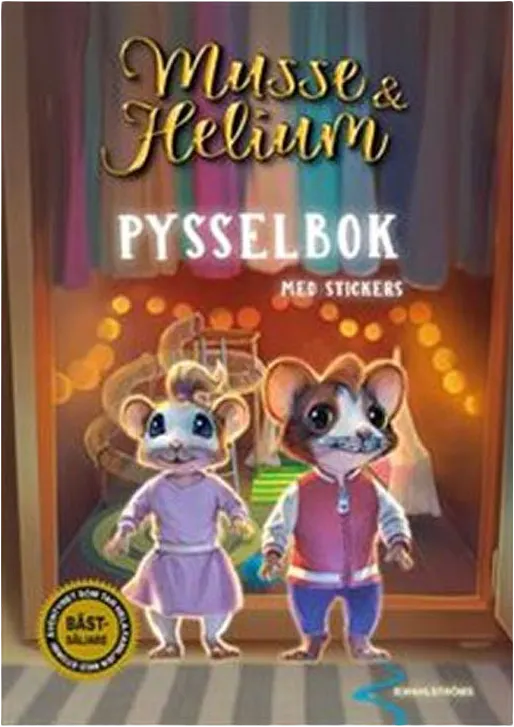 Musse & Helium Pysselbok: med stickers