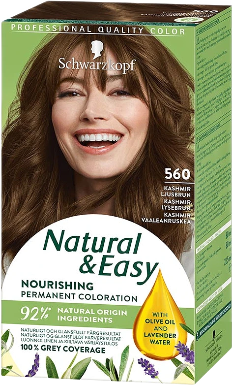 Natural & Easy 560 Kashmir Ljusbrun