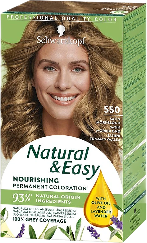 Natural & Easy 550 Satin Mörkblond