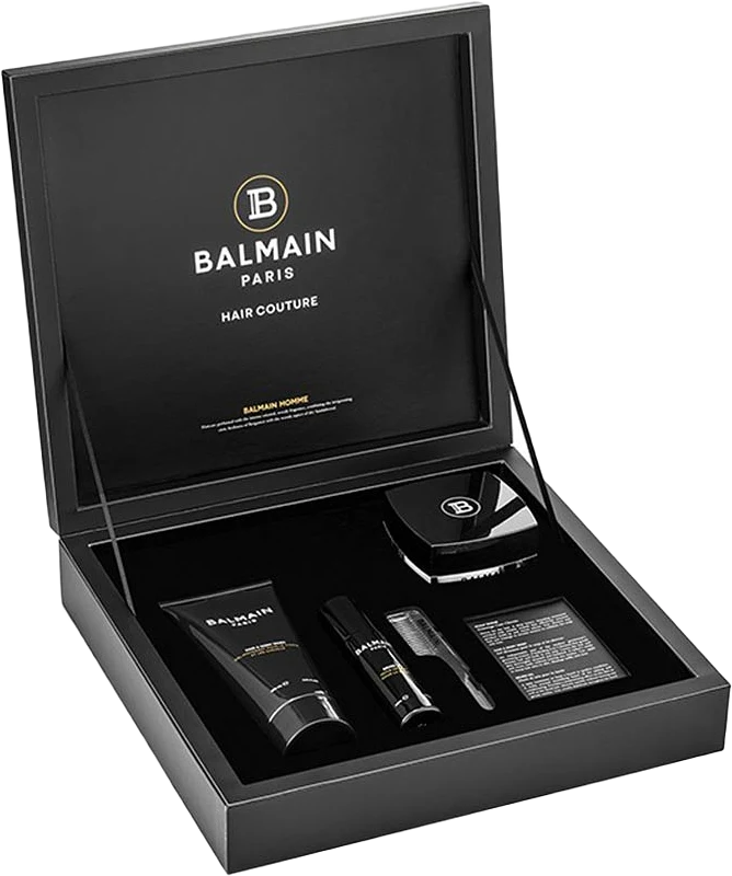 Balmain Signature Men't Giftset (Beard Oil, Hair & Body Wash, Scalp