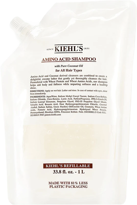 Amino Acid Shampoo with Coconut Oil Refill