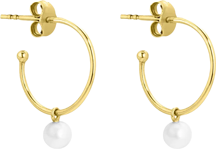 Pearl Mini Hoops