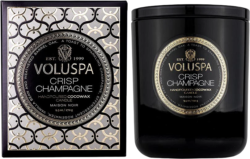 Boxed Candle 60h Crisp Champagne