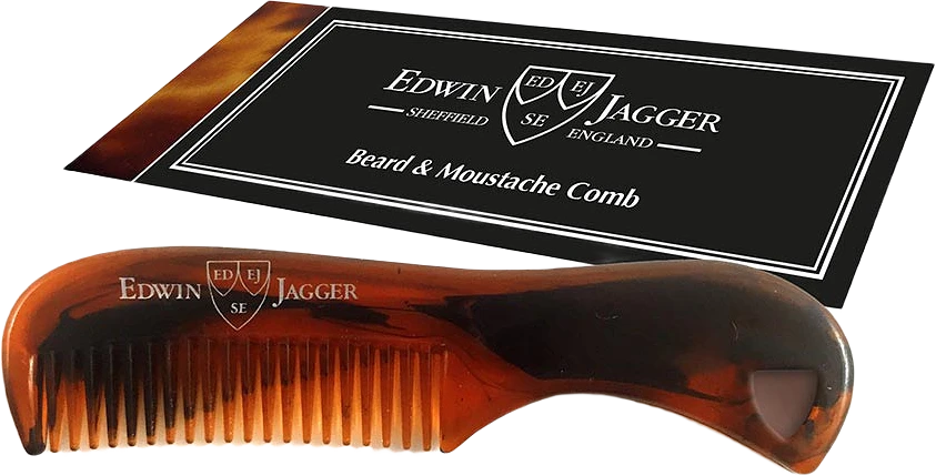 Beard & Moustache Comb, 72mm - Tortoiseshell