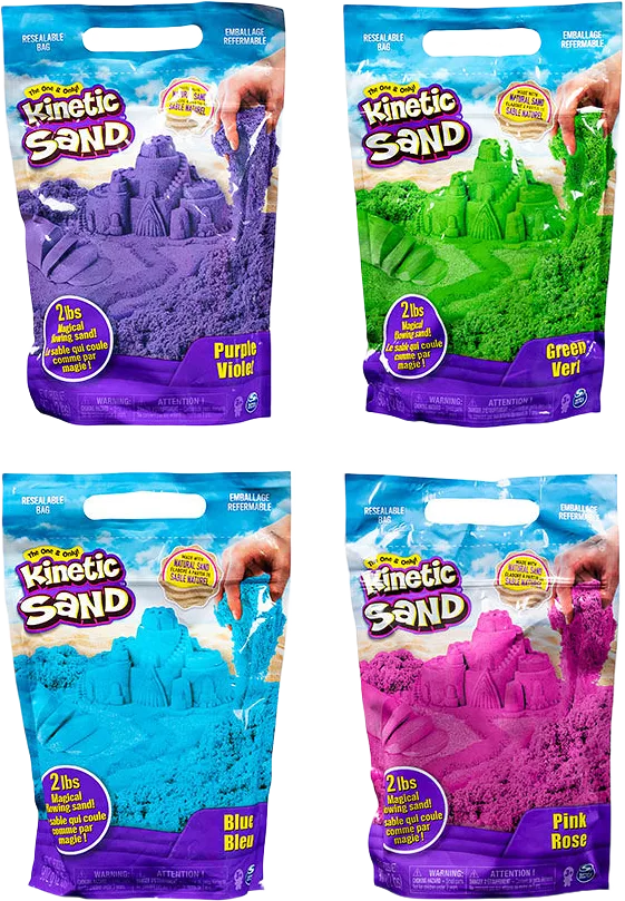 Kinetic Sand Colour Påse - sorterade