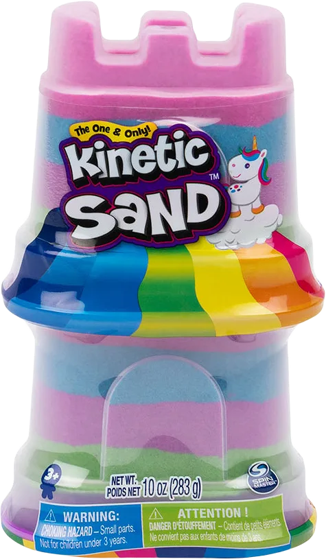 Kinetic Sand Rainbow Unicorn Castle sort