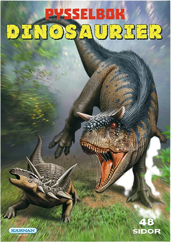 Pysselbok Dinosaurier