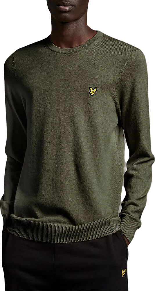 Cotton Merino Crew Neck Jumper