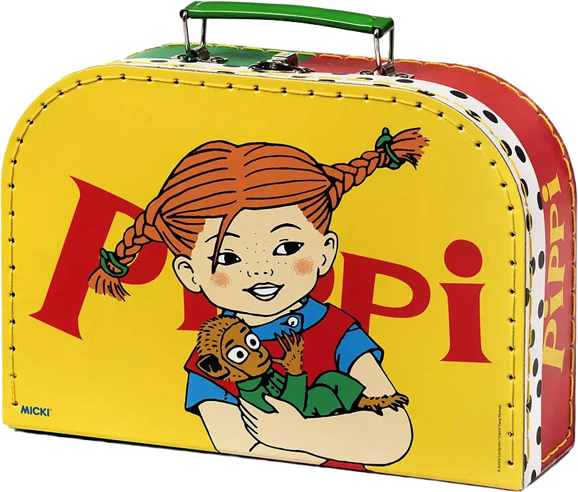 PIPPI BARNVÄSKA RESVÄSKA 25 CM GUL