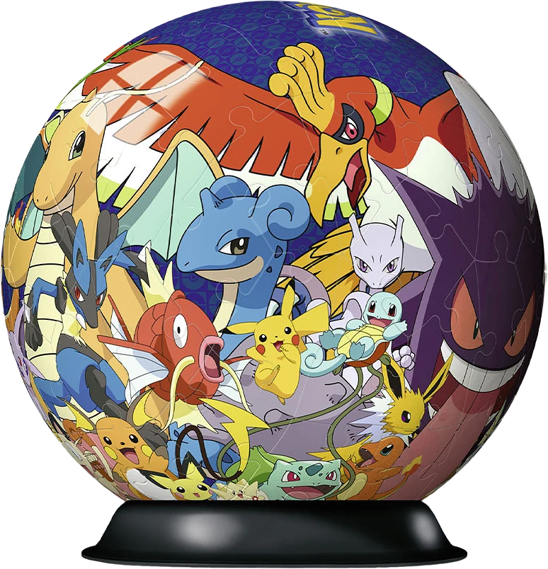 3D Puzzle-Ball Pokémon 72p