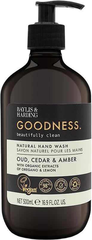 Goodness Oud, Cedar & Amber Hand Wash