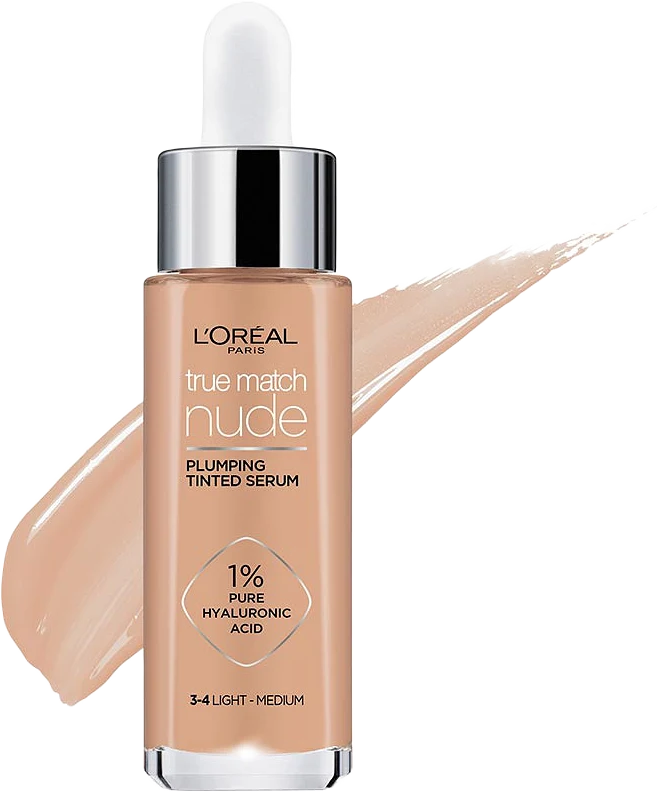 True Match Nude Plumping Tinted Serum 3-4 Light-Medium från L'Oréal ...
