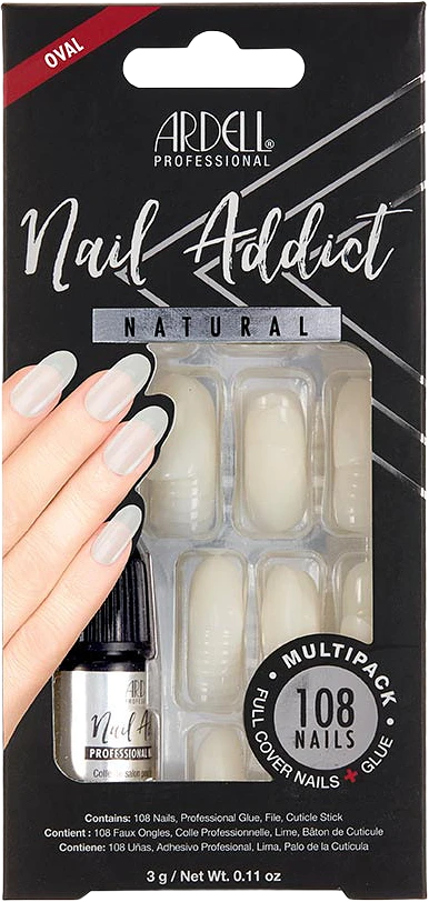 Nail Addict Natural Multipack Oval