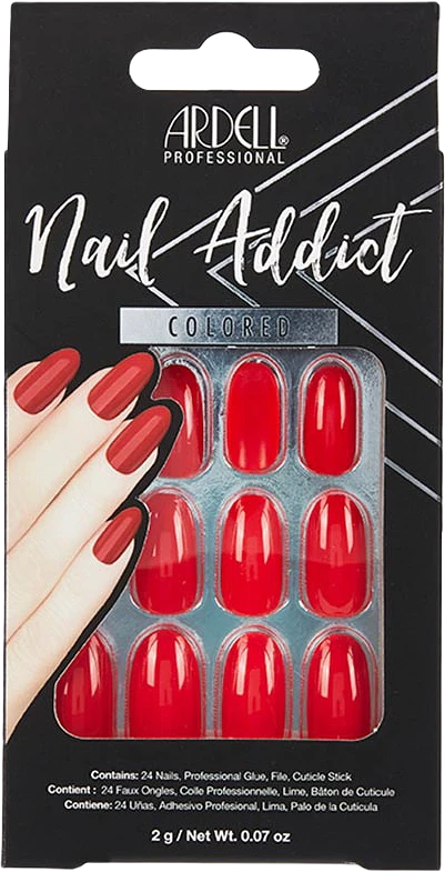 Nail Addict Colored Cherry Red