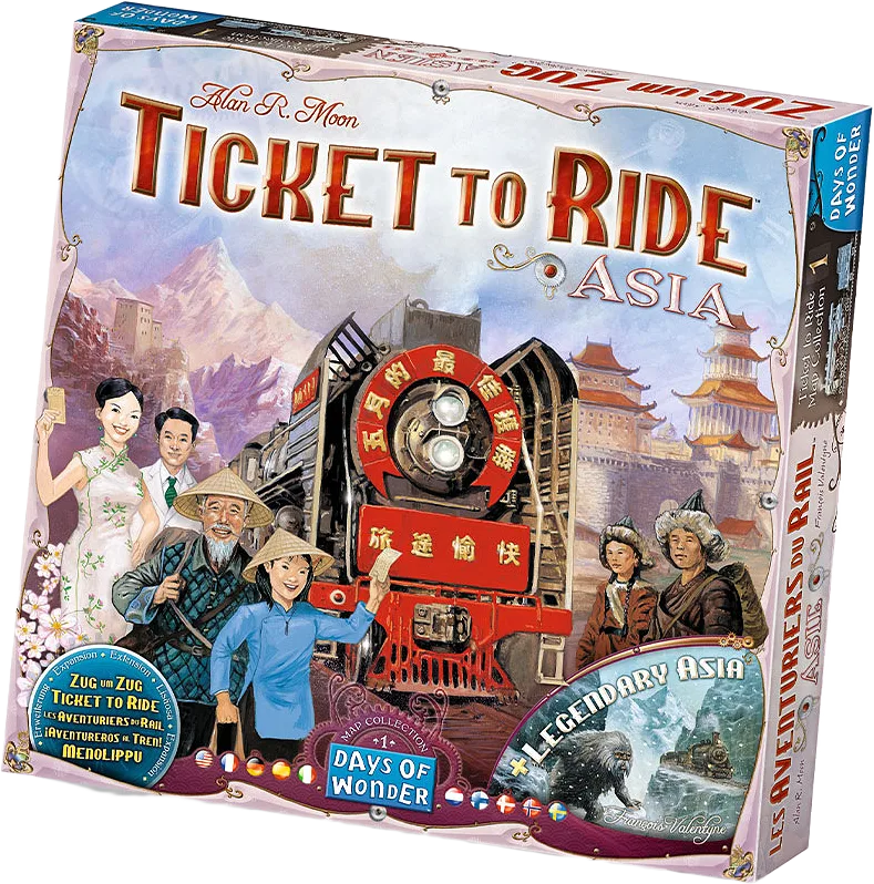 Ticket to Ride Ticket to Ride Map Collection #1 - Asien