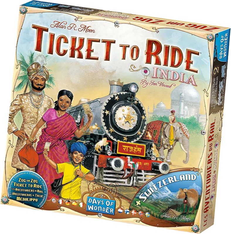 Ticket to Ride Ticket to Ride Map Collection #2 - Indien och Schweitz