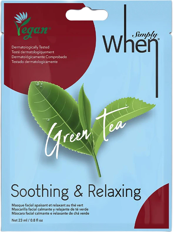 Vegan Green Tea Soothing & Relaxing Mask