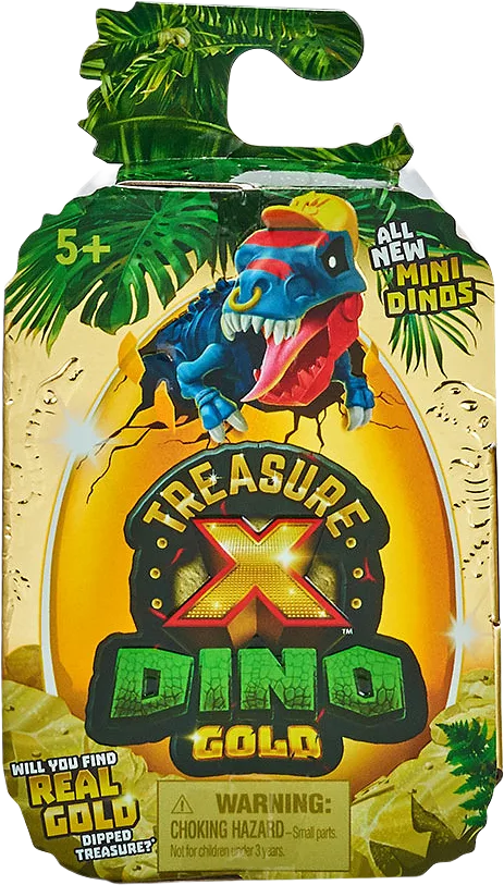 Treasure X Treasure hunt Dino Gold Mini Beast Single Pack CDU 3