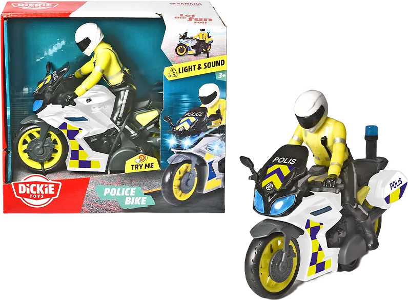 Dickie Toys Svensk Polismotorcykel