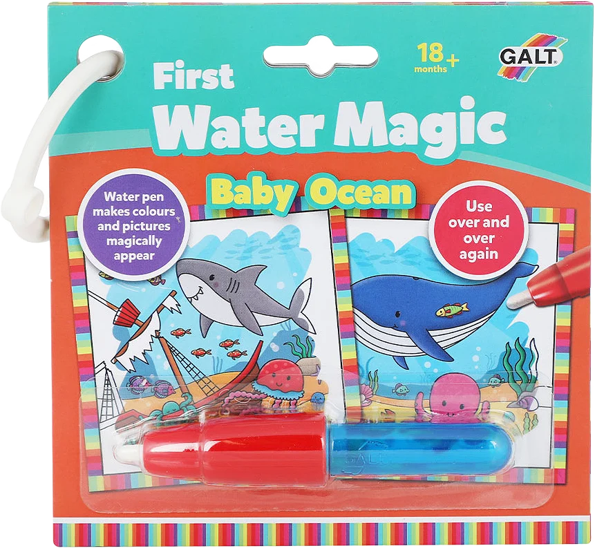 Vattenmålarbok baby Water Magic till havs