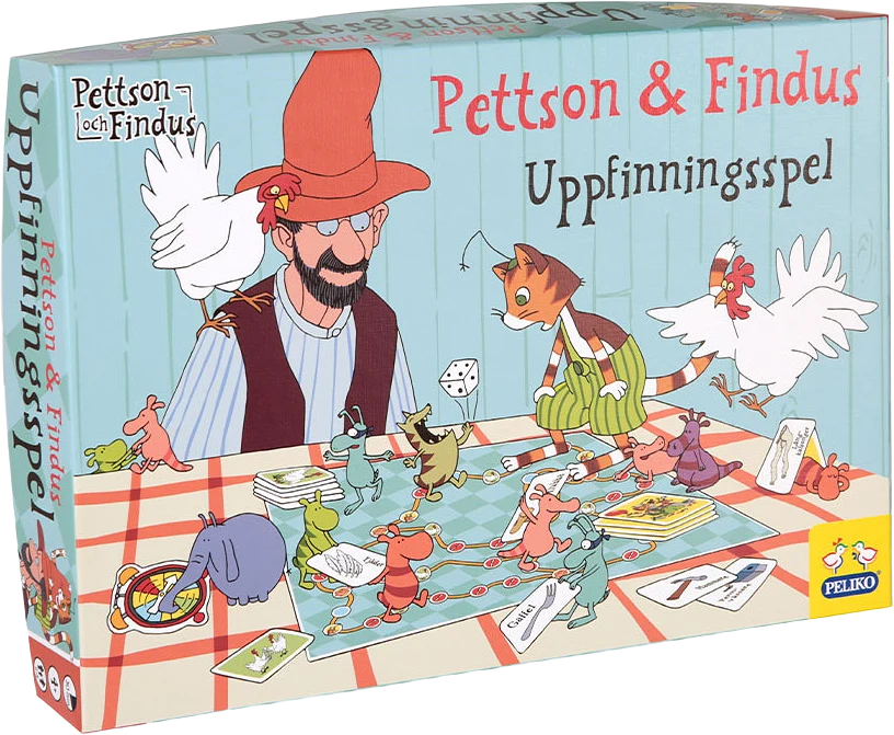 Brädspelet Pettson & Findus uppfinningsspel