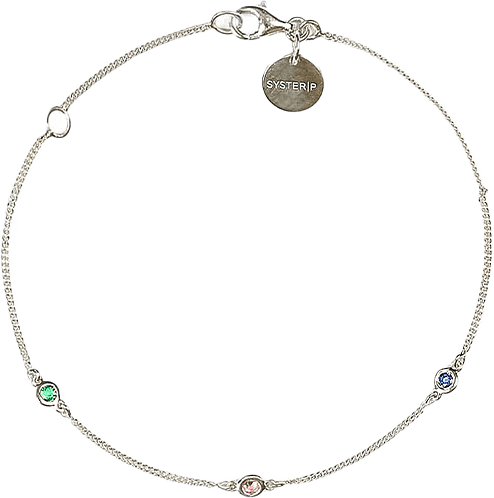 Treasure Shimmer Bracelet Silver Multi