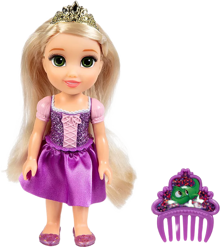 Rapunzel Petite Doll with Comb 15cm