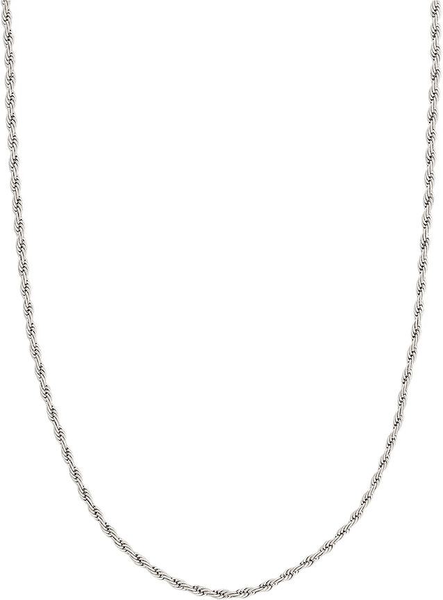 Rope Chain Necklace Steel