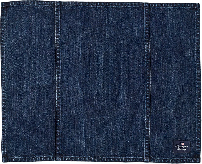 Icons Cotton Twill Denim Placemat