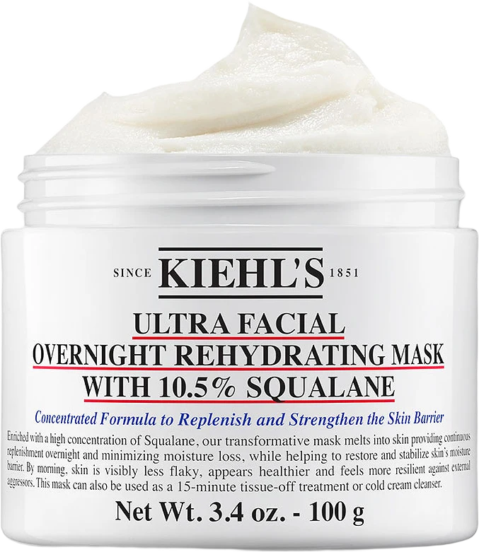 Ultra Facial Overnight Rehydrating Mask with 10.5% Squalane