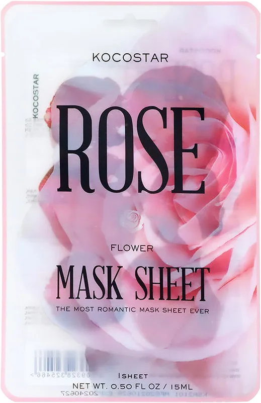 KOCOSTAR Flower Mask Sheet Rose (6 flowers)