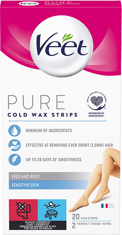 Pure Legs Sensetive Cold Wax Strips