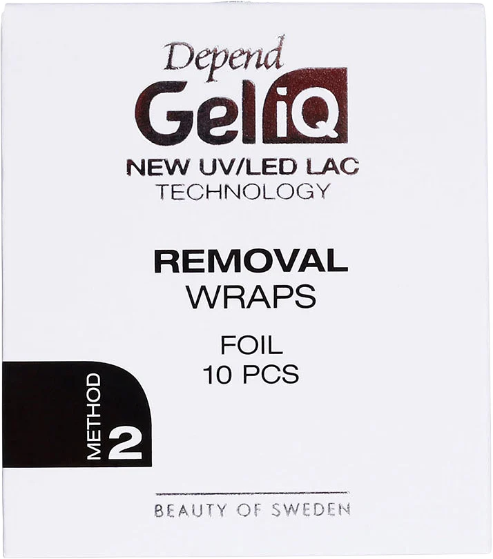 Gel iQ Removal Wraps 10 st