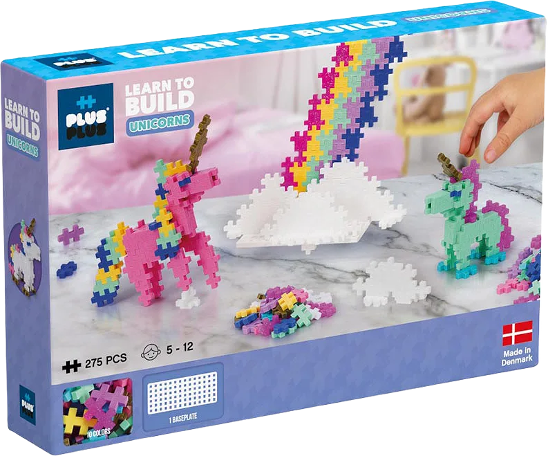 PLUS PLUS Learn to Build Unicorns 275pcs