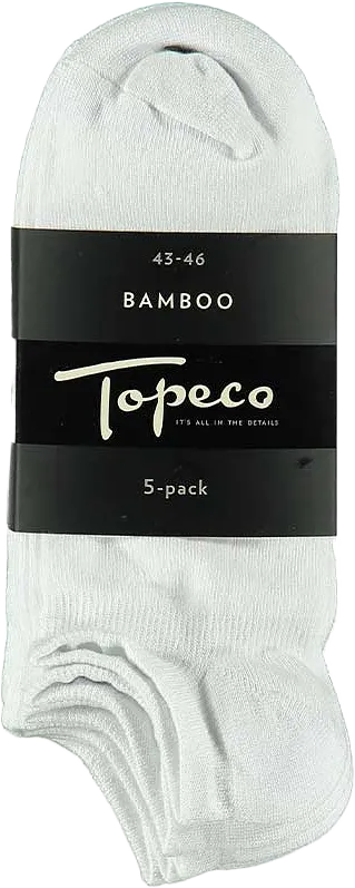 Sneakerstrumpa 5-pack Bambu