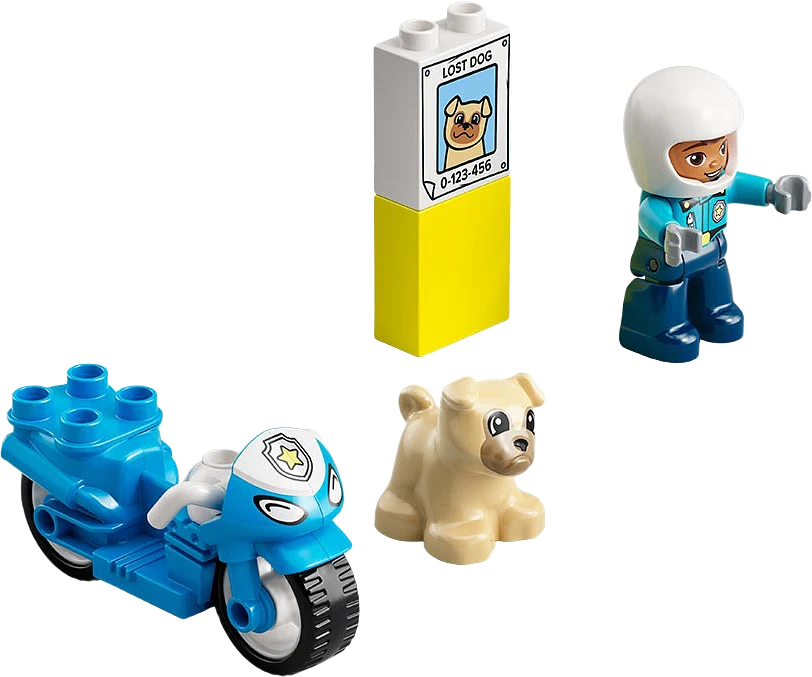 10967 DUPLO Polismotorcykel