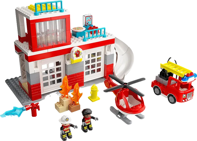 10970 DUPLO Brandstation o& Helikopter