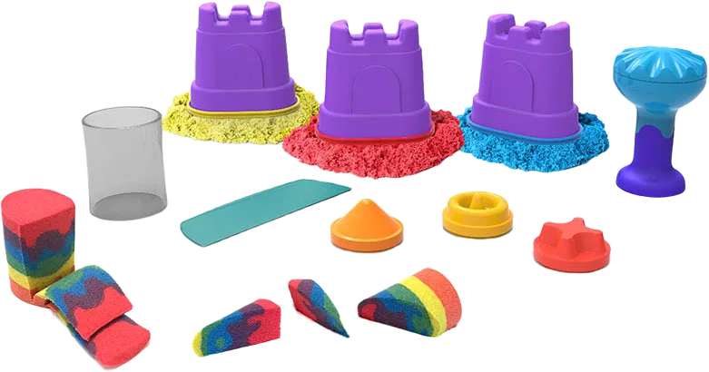 Kinetic Sand Rainbow Mix Set