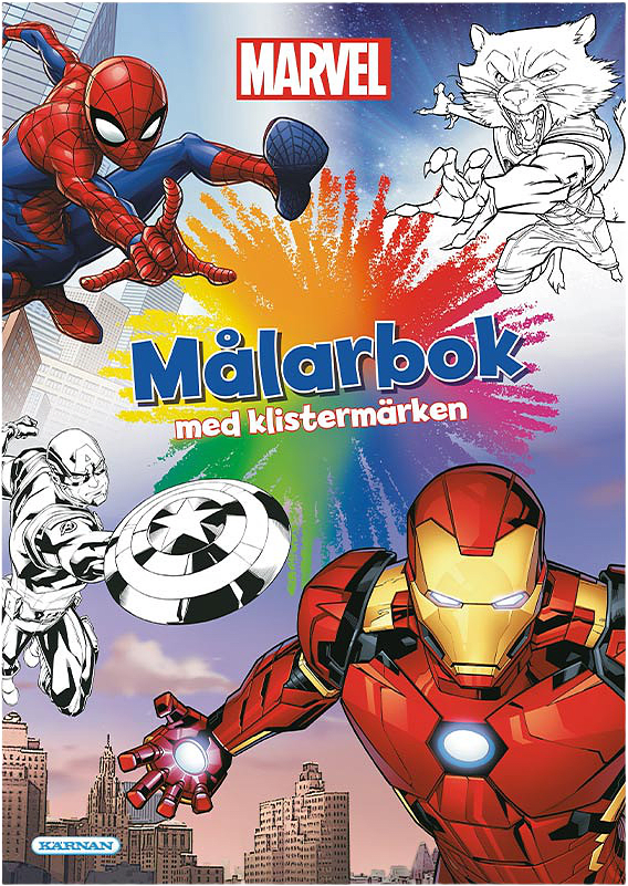 Marvel målarbok