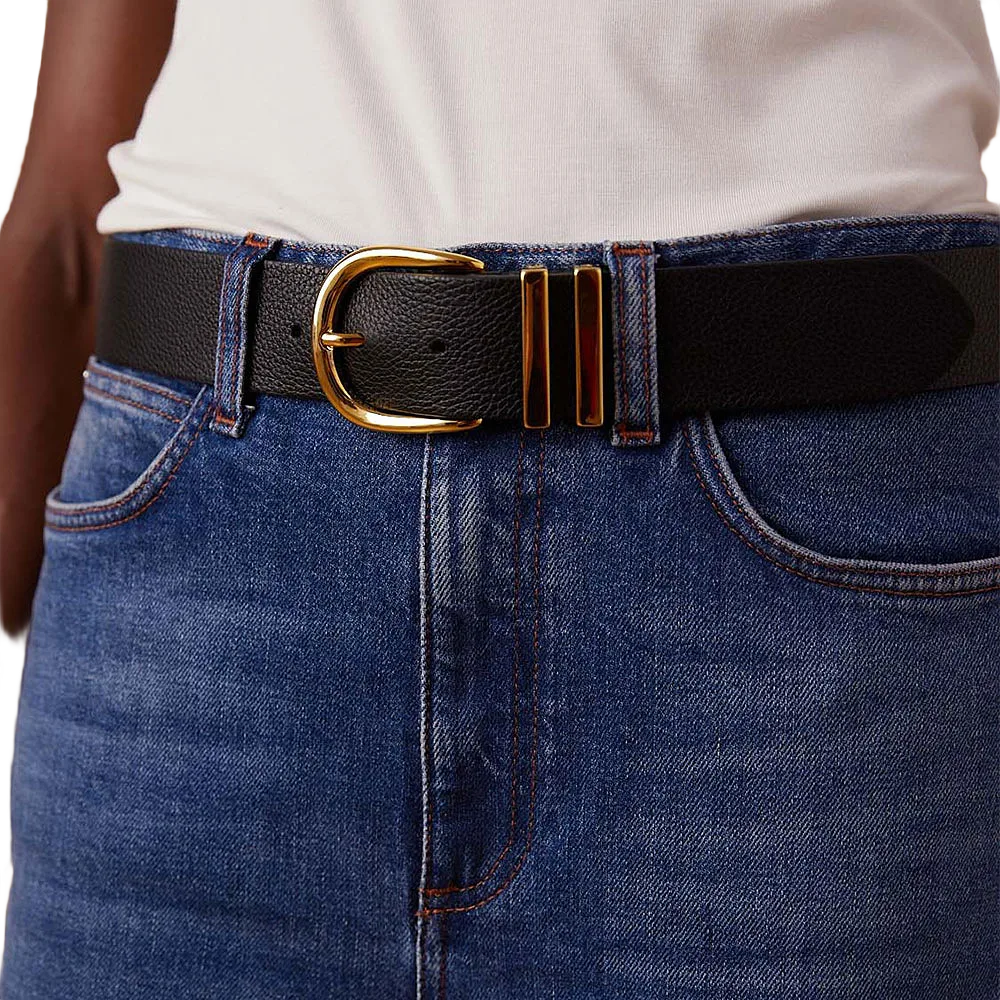 Wide Leather Belt