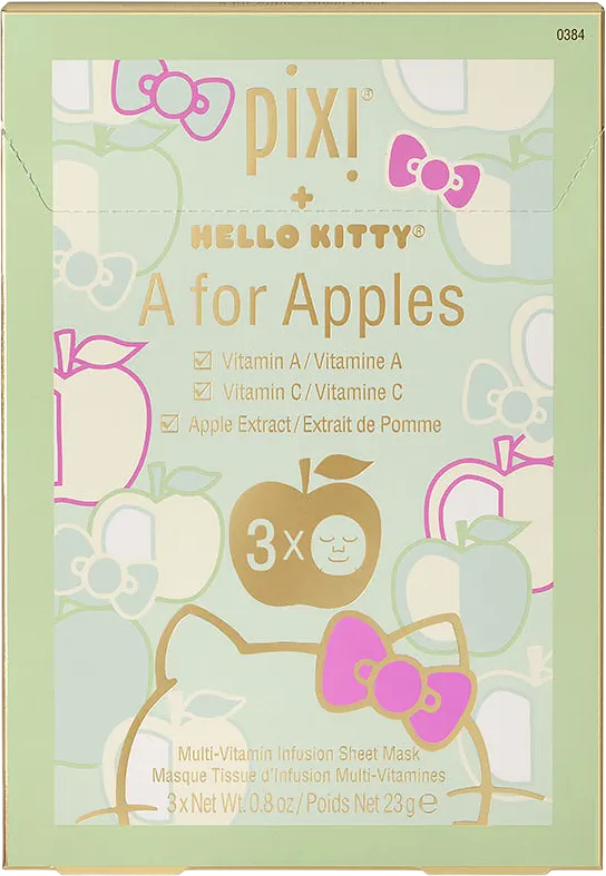 Pixi + Hello Kitty - A for Apples Sheet Mask