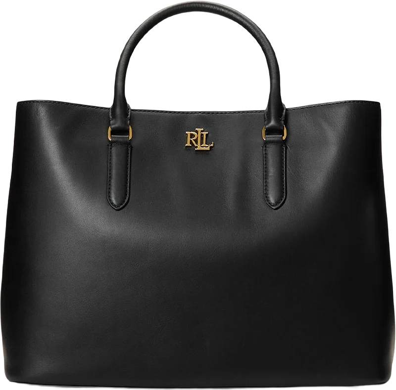 Smooth Leather Large Marcy Satchel